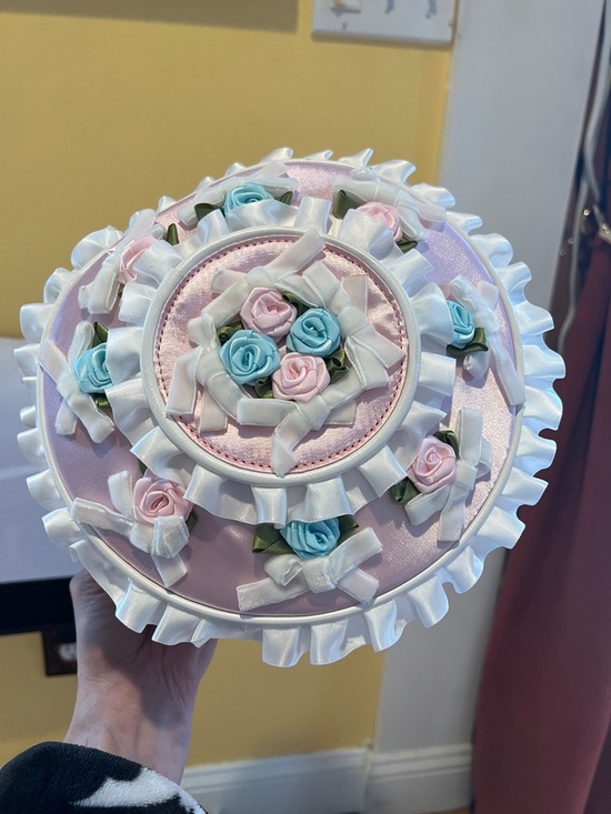 Dolls Kill Handbags - Dolls Kill Pastel Pink just desserts cake crossbody Shoulder Bag nwt sugarthrilz